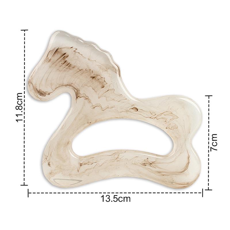 

Resin Body Gua Sha Tool Large Scraping Board Cellulite Massage Tool Lymphatic Drainage Tool For Face Back Body Shaping Massager сірий колір