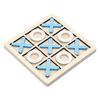 Children's Educational Wooden Tic-Tac-Toe: Classic Two-Player Game for Parent-Child Interaction