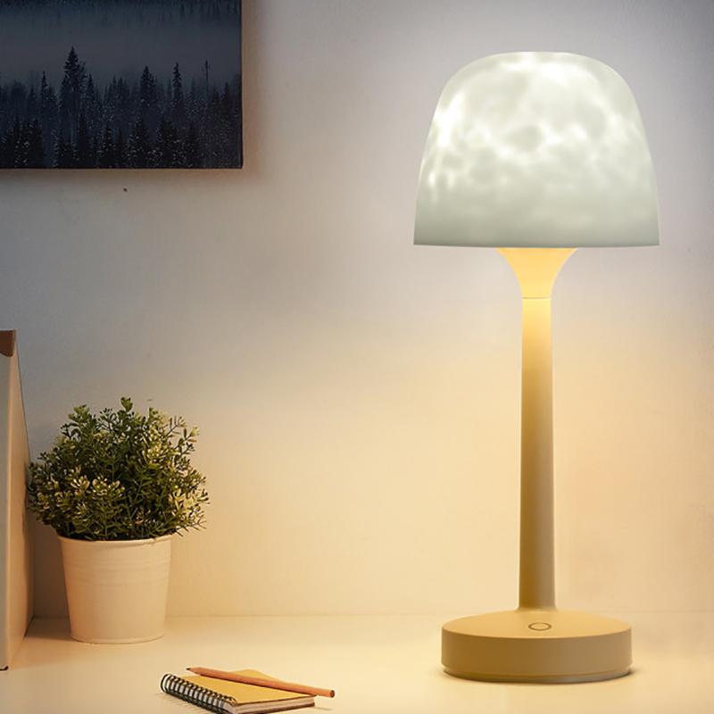 2In1 Water Ripple Projector 3/16 Colors Night Light Flame  Lamp Home Houses Decoration Sunset Lights Gift Rotating Light