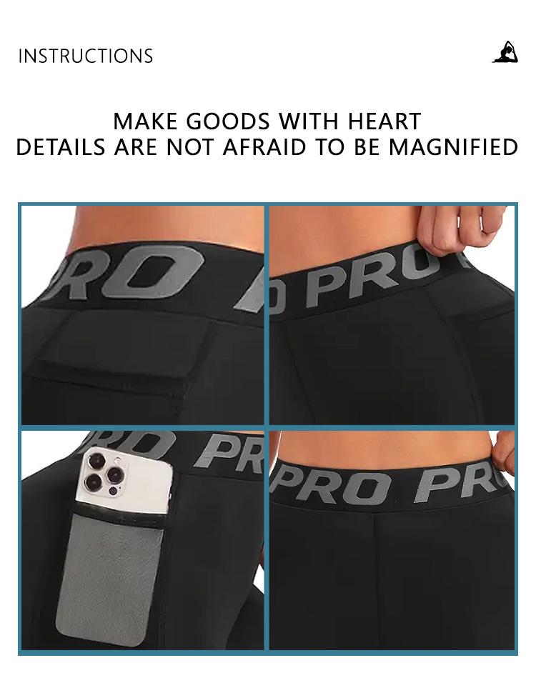 Women's Quick-Dry Pro Fitness Yoga Shorts with Pocket