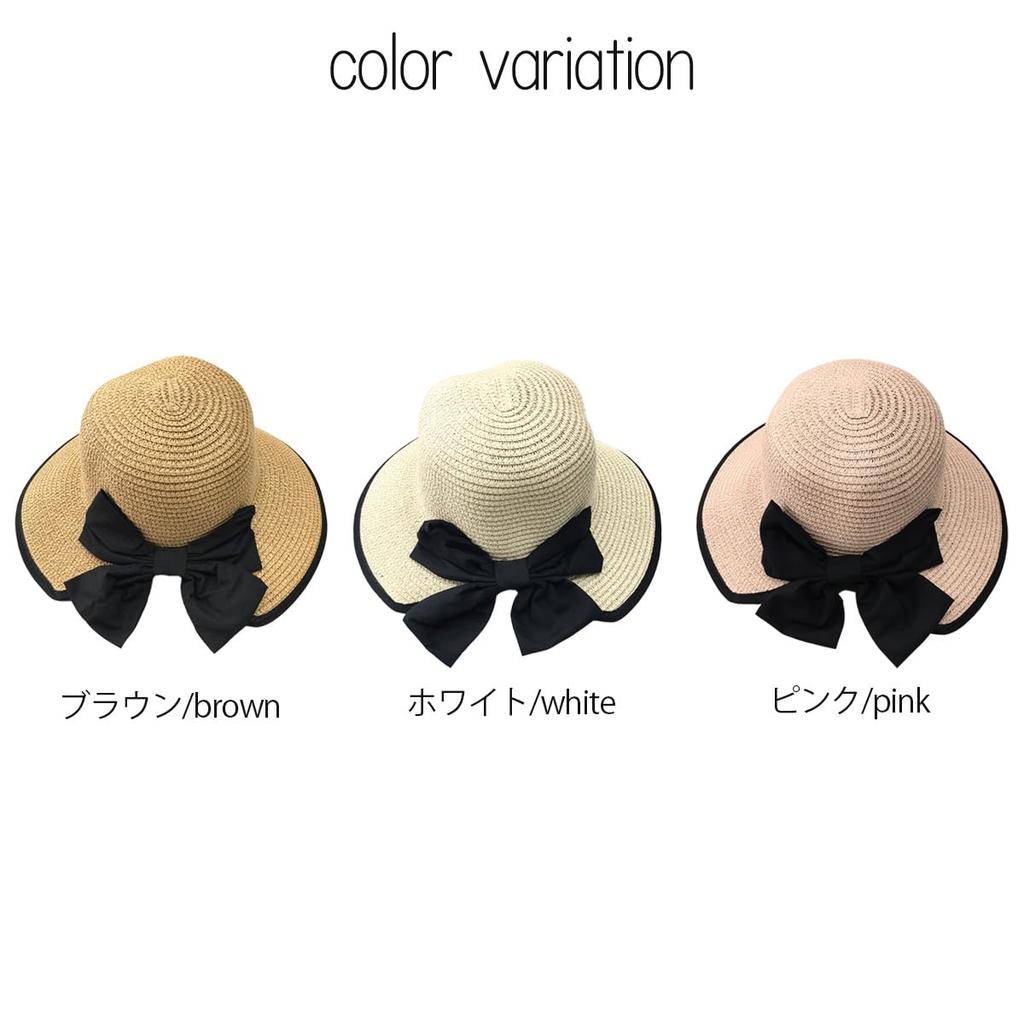 Sun UV Ribbon UV Sun Small Straw Hat Free [DIVA Rose] Women's Hat, Protection, Protection, Straw, Cute, Stylish, Lightweight, Hat, Hat, Protection,