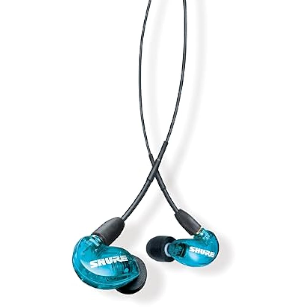 

[VGP Hall of Fame Gold Award] SHURE Shure Earphone Wired SE215 SPE-A Blue High Sound Insulation N...