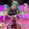Hatsune Miku Cute Action Figure Wonderland Miku Puss In Boots Anime Figurine Kawaii Girl Model