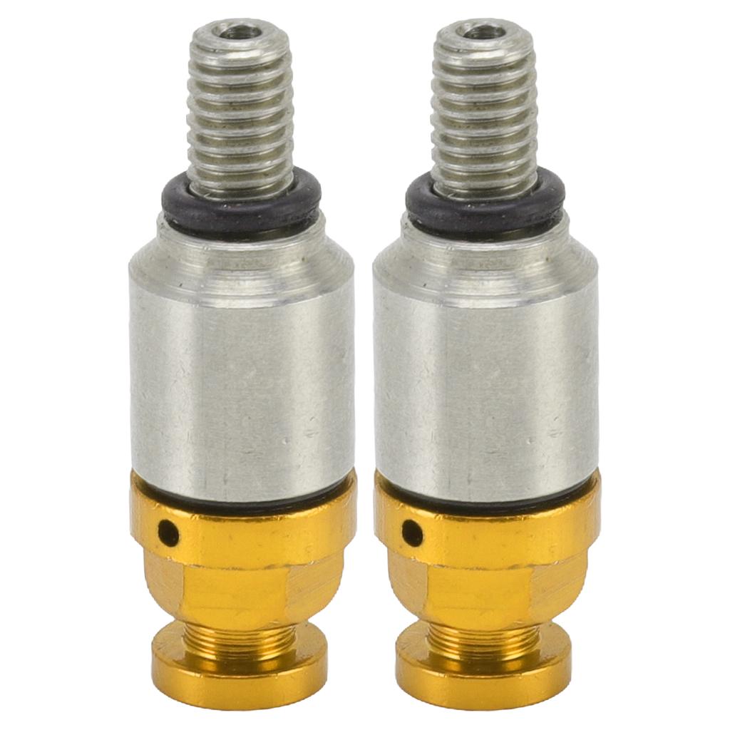 2pcs M5x0.8 Aluminium Alloy Fork Air Bleeder Pressure Relief Valve Replacement for CRF150R CR125R
