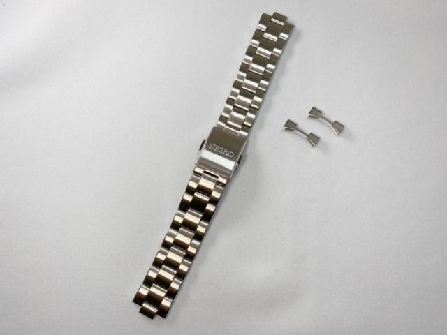 D0011AM SEIKO Mechanical 19mm Genuine Stainless Steel Bracelet for Via SARB027/SARB029/6R15-00V0 (Ships Nekoposu)