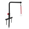 Club Swing Groover Ground Plugged Iron Portable Height Adjustable Club Swing Practice Groover for Training