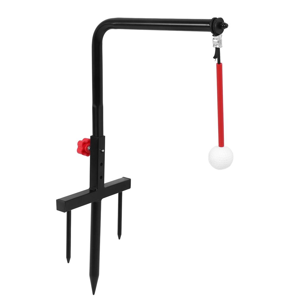 Club Swing Groover Ground Plugged Iron Portable Height Adjustable Club Swing Practice Groover for Training