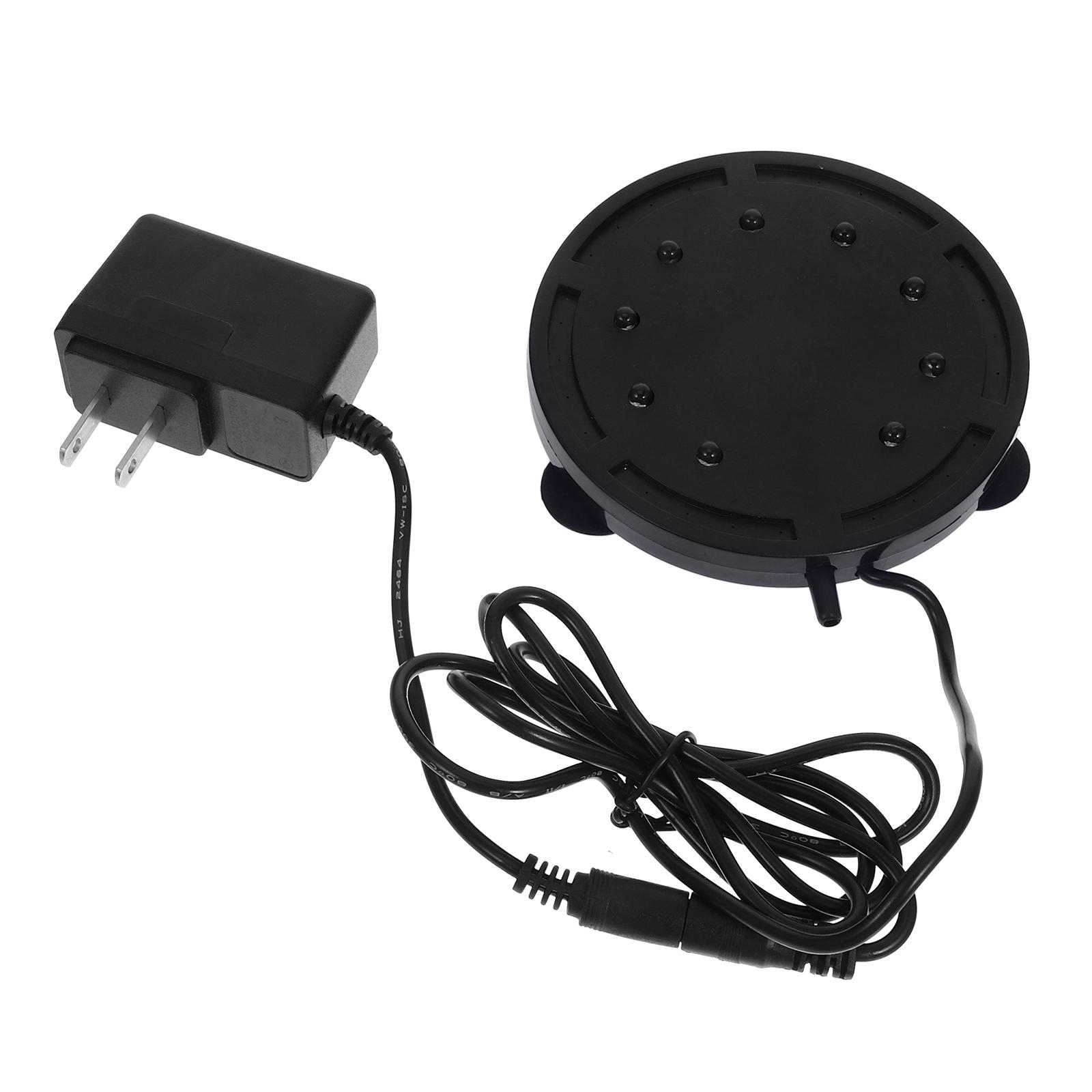 

Aquarium Bubble Light Fish Tank Air Bubbler Stone Lamp Colorful Underwater Lighting Led Air Stone Disc Decorative Aerator For EU Plug
