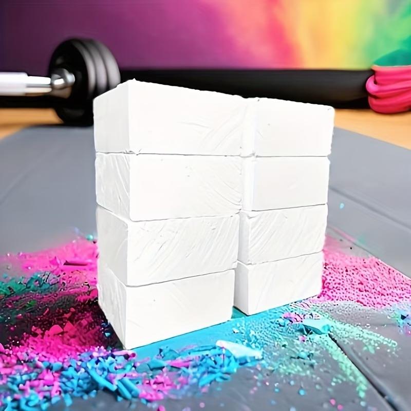 1/2/4Pcs Durable Fitness Magnesium Carbonate Chalk Anti-Slip for Martial Arts Weightlifting Rock Climbing Sports