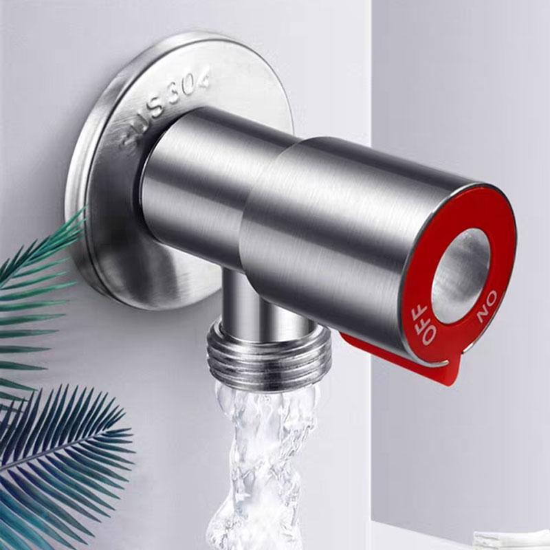 Household Shut-off Valve Thickened Explosion-proof Angle Valve for Hot and Cold Water Triangle Valve for Toilet and Water Heater