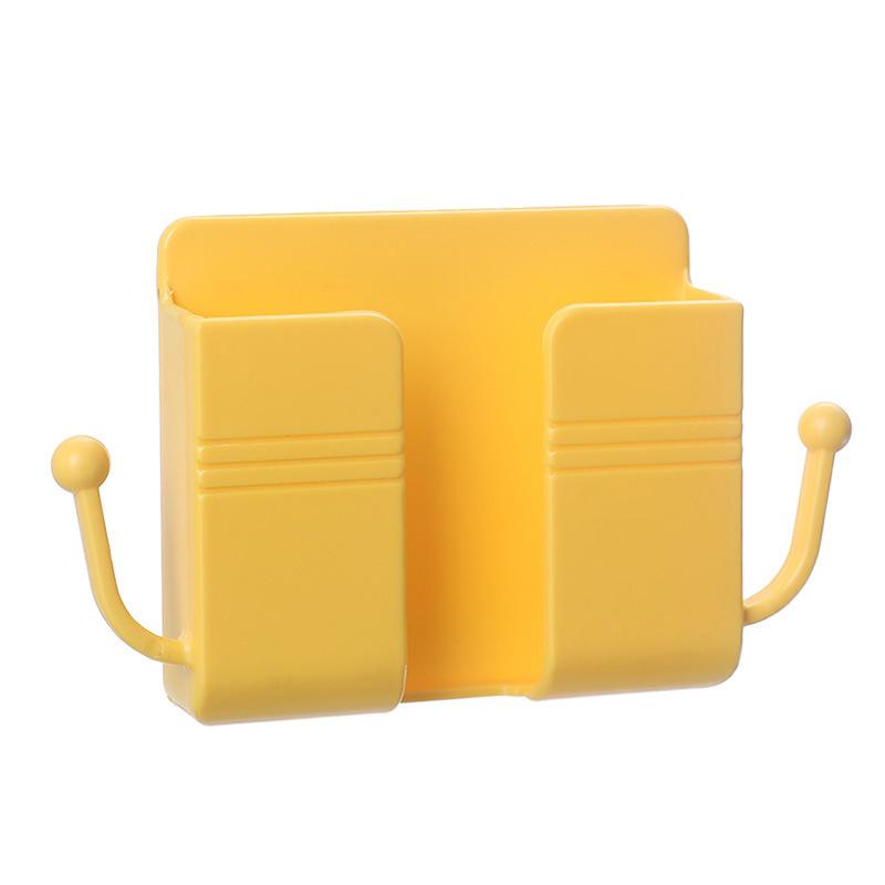 Wall Mounted Storage Box Mobile Phone Plug Wall Holder Charging Sundry Organizer