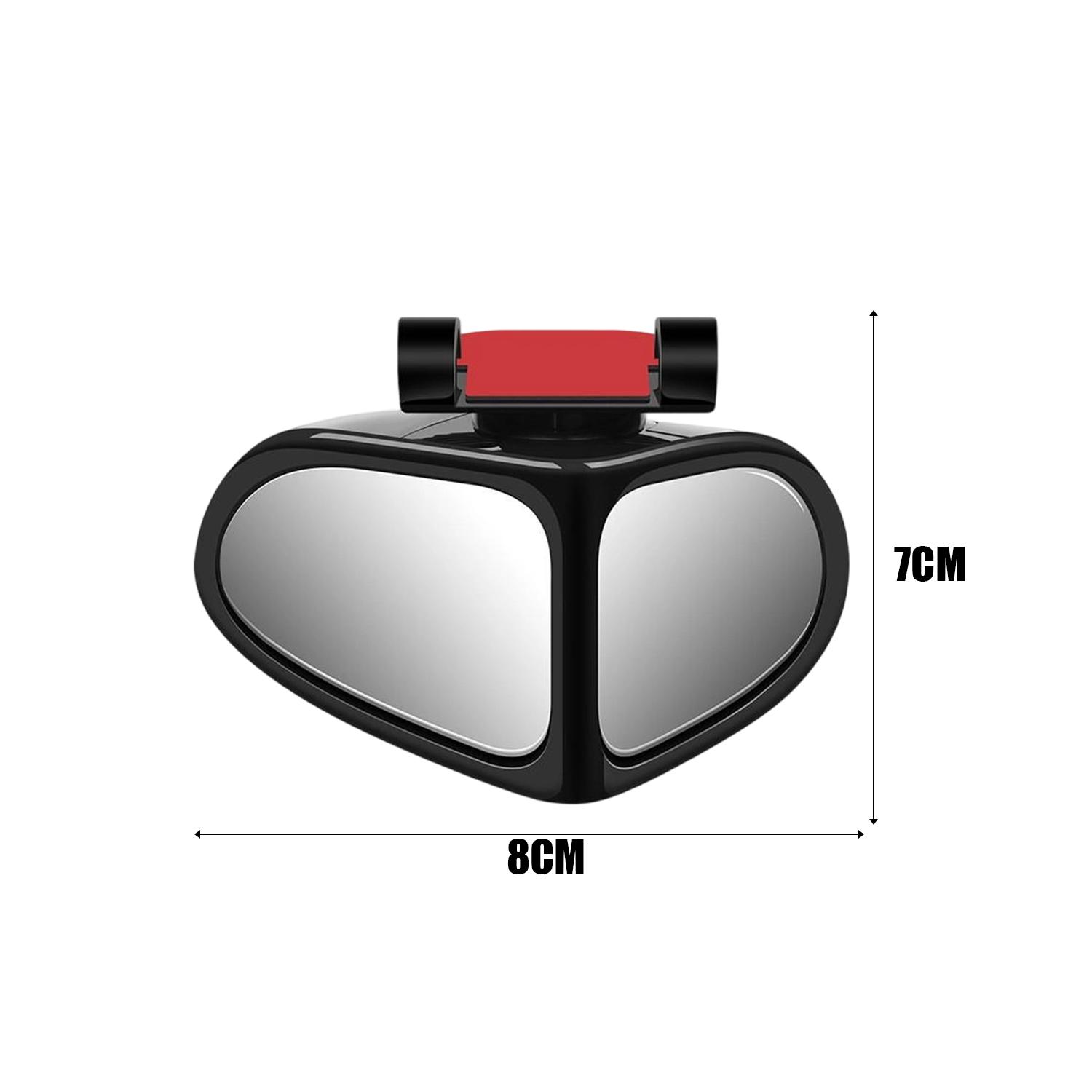 

360 Degree Adjustable Wideangle Blind Spot Reflective Mirrors Car Blind Spot Double-Sided Mirror Front Wheel Auxiliary Rearview