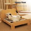 Letto per gatti in legno massello Letto estivo per cuccioli Tappetino rimovibile Lavabile Universale per tutte le stagioni Nido per gatti Cuccia per cani Forniture per animali domestici