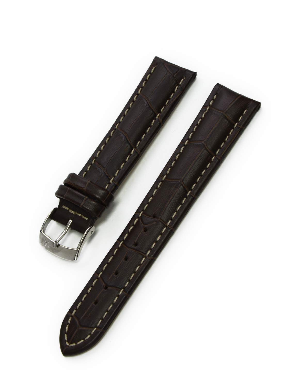 MORELLATO [Morellato] Italian-made calfskin watch band PLUS, dark brown, 20mm, includes watch strap replacement tool. [Official Import]