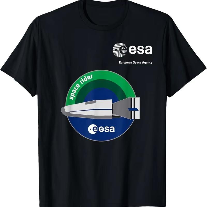 

ESA European Space Agency Mission Rider Rocket Patch T Shirt Unisexs Clothing Womens 2026 Summer New T Shirt 4XL