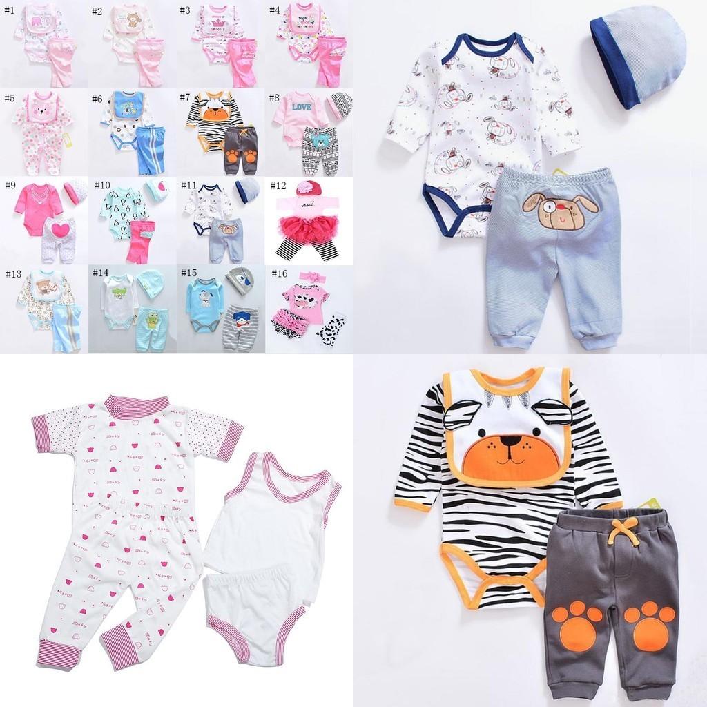 Adorable Romper Dress Clothes For 22''-23'' Lifelike Reborn Baby Dolls