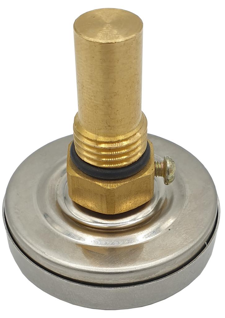 Termometr 1/4” Wejście Tylne 0-120°C Średnica 40Mm