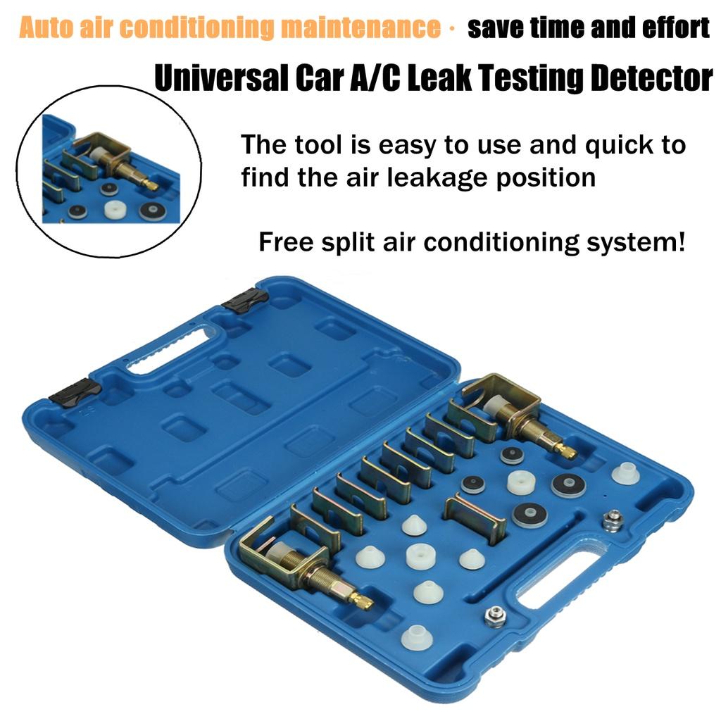 

Золотой Универсальный Автомобильный A/C Течеискатель Инструмент Набор Переходник для Промывки Инструмент для Ремонта Набор Инструментов для Поиска Утечек