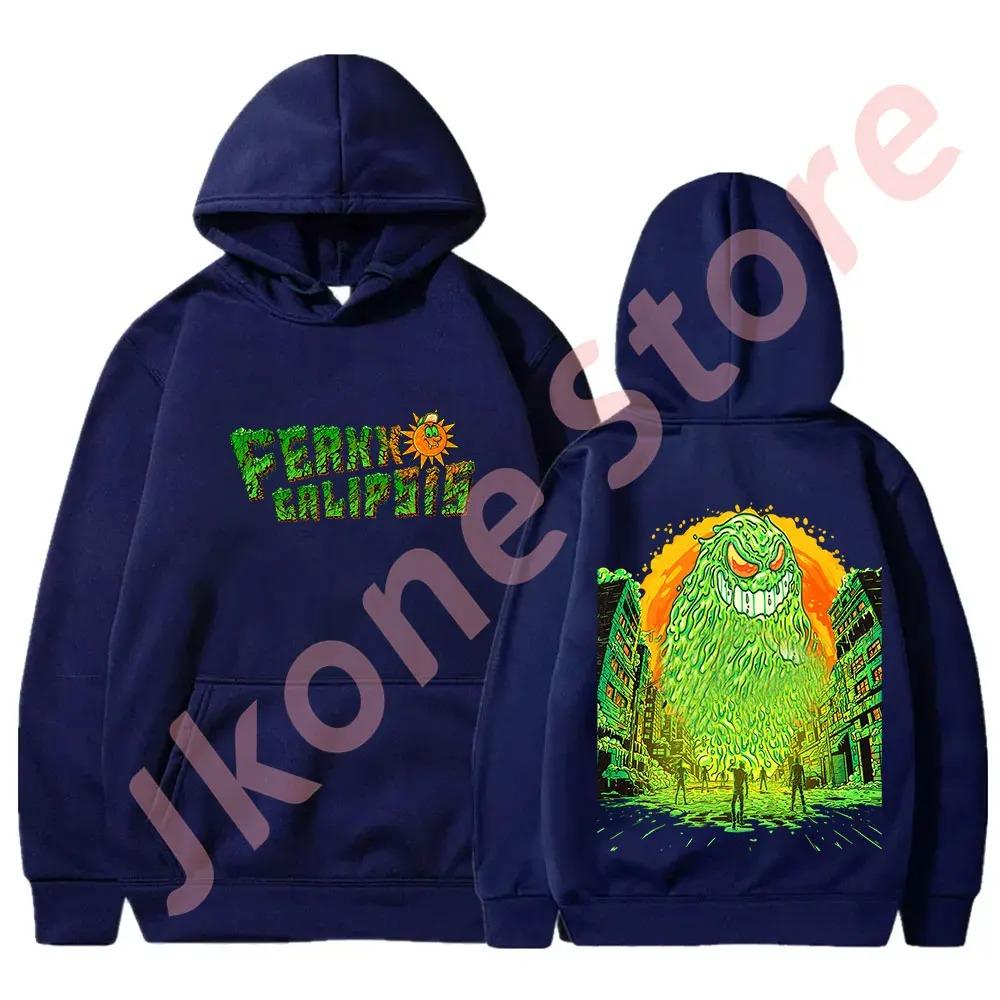 Feid Ferxxo Monster Merch Hoodies Sweatshirts 2024 Ferxxocalipsis Tour Cosplay Women Men Fashion Casual Streetwear