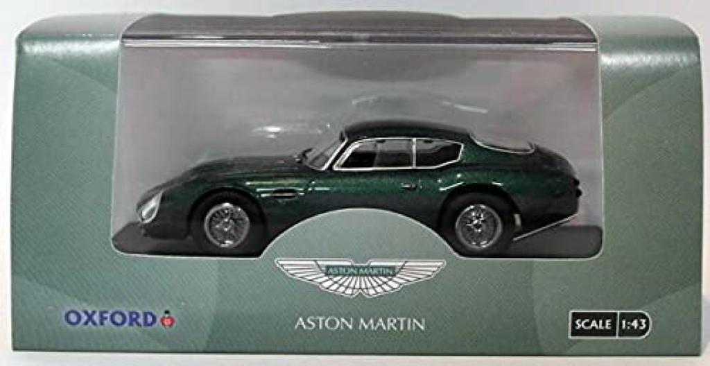 OXFORD 1/43 Scale Model Car Aston Martin DB4 Zagato (Metallic Green)