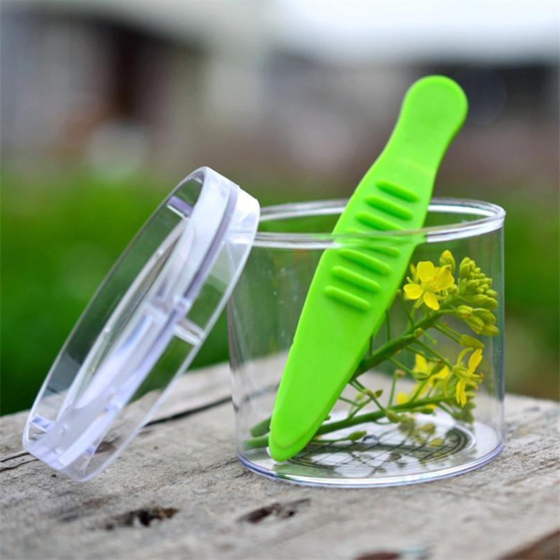 Plastic Scissor Clamp & Tweezers Nature Exploration Toy Kit for Kids Plant Insect Study Tool