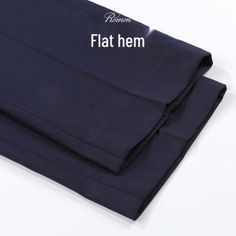 ROMON Men's Business Straight-Leg Trousers
