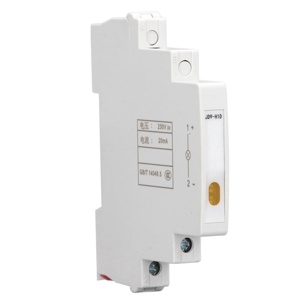 Din Rail Indicator Light LED AC DC 230V Modular Mount JD9?H1D for Telecommunications Electrical