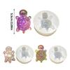 Detailed Diamonds Turtles Silicone Mold Portable Silicone Decors Mold Designed For Crafting Realistic Turtles Ornament