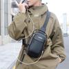 USB Messenger Bag Men's Sports Anti-theft Shoulder Bag Multi-function Password Lock Chest Bag