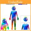 Roblox Rainbow Friends Cosplay-Kostüm: Farbenfroher und strapazierfähiger Kinder-Overall für die Halloween-Party