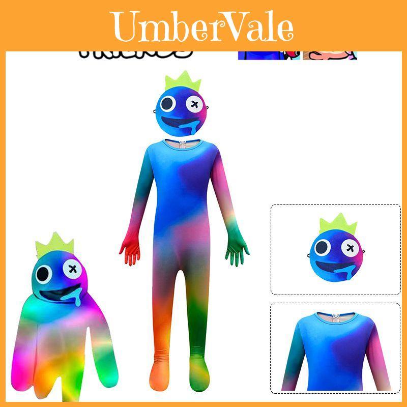 Roblox Rainbow Friends Cosplay Costume Vibrant And Durable Kids' Jumpsuit For Halloween Party
