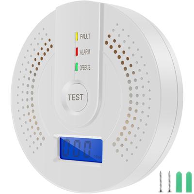 CO Alarm Sensor Carbon Monoxide Alarm Detector Household Smart High Sensitivity Warning LCD Display CO Tester Alarm with UL2034