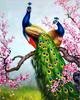 5D DIY Diamond Embroidery Full Set Cross Stitch Peacock Full Square Round Diamond Painting Animal Picture Of Rhinestone Decor For Home