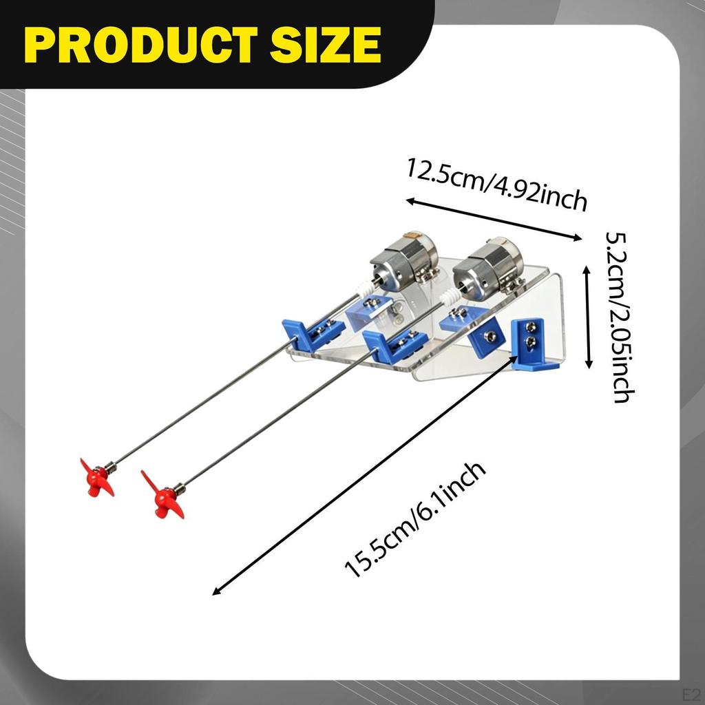 Remote Control Boat Toy DIY Kit,Ship Model Hands on Skills,Science Learning RC Propeller Motor