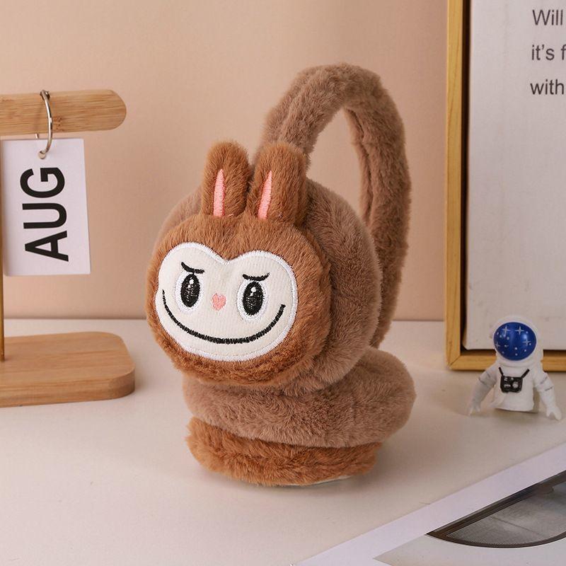 Søte barneørevarmere for vintervarme, frostsikre plysjørevarmere for gutter og jenter