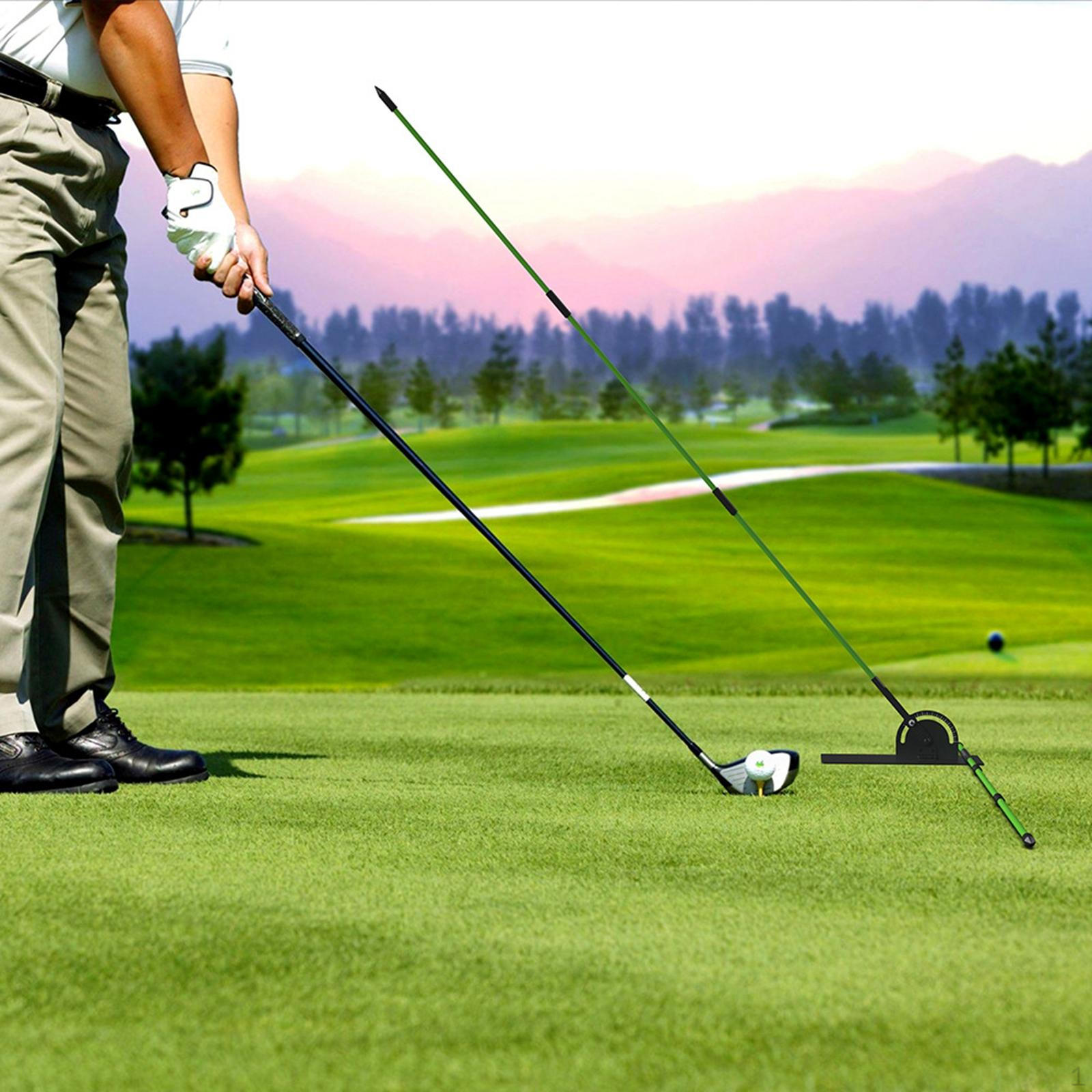

Golf Alignment Sticks Holder Training Equipment Portable Men ° Adjustable Posture Correction