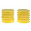 1 Set 12 Pcs Yellow Sponge Pad/Buffer For Car Detailing Care Wash Clean Car Vehicle Wax Polish Sponge Hand Soft Wax Wholesale