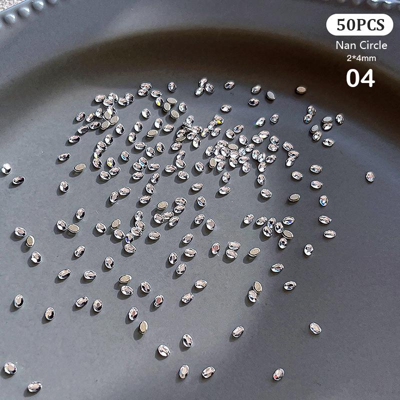 

50 шт. нерегулярных мини-алмазных украшений для ногтей, смешанная загрузка, стереоскопические аксессуары для ногтей, роспись ногтей, маникюрный салон, мастера по маникюру as the picture