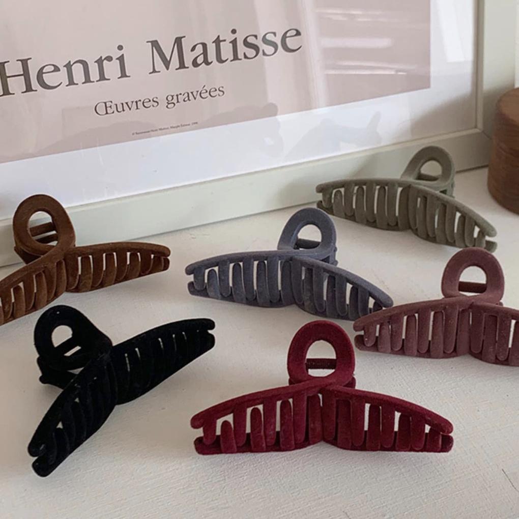 Women's Updo Hair Clip Hairpin Half Ponytail Dell Velvet Twist