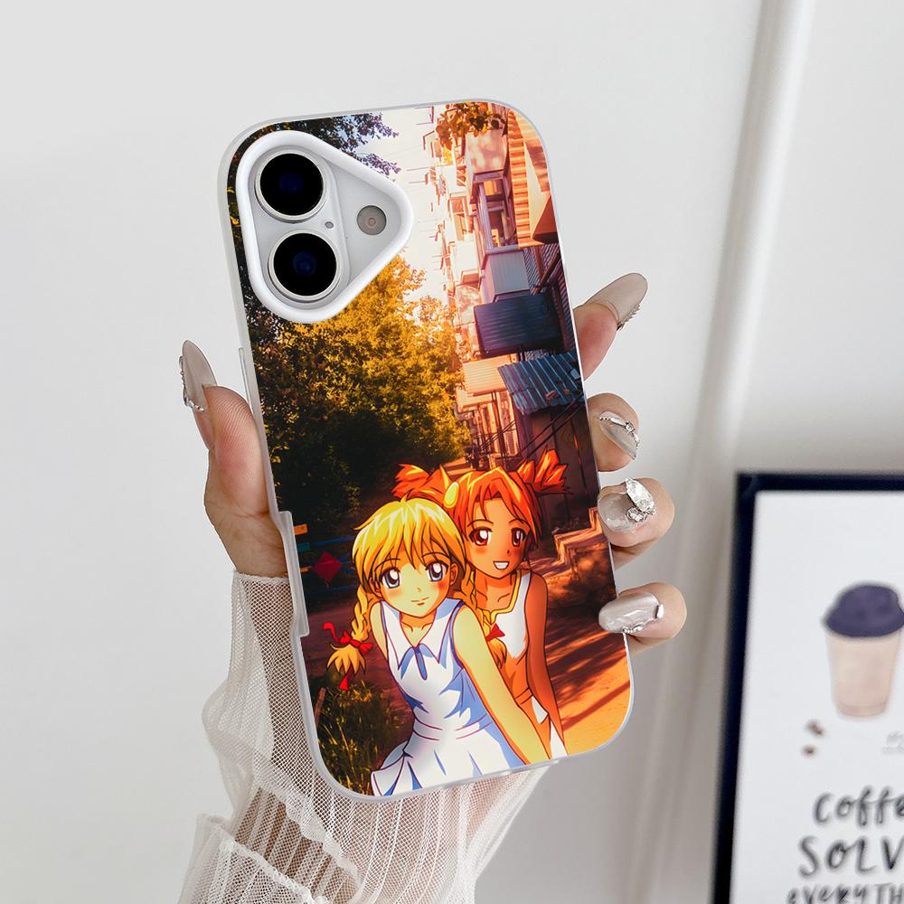 Everlasting Summer Alisa Jelly Double layer White Mobile Phone Case for iPhone 17 16 15 14 13 12 11 Air Pro Max Plus Protective