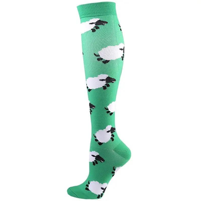 58 Styles Compression Socks for Men and Women Medical Diabetes Varicose Veins Sports Socks for Running Cycling Travel Flight