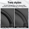 Suitable for Byd Breathable Leather Matte Carbon Fiber Texture Steering Wheel Cover Suitable for Dolphin Mini Seal Atto 3 King Shark 6 Song Pro