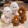 Furry Plush Alpaca Plush Toy Lifelike Animals Stuffed Soft Long Plush Llama Alpaca Sheep Sleeping Hug Pillow Creative Gifts