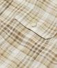 Penfield Chiffon Check Straight Dress Yellow_Fs1Ws01F
