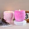 Innovative Silicone Flower Vase Molds Face Shape Flexible Ornament Molds Silicone Flowerpot Mold Suitable for Crafting