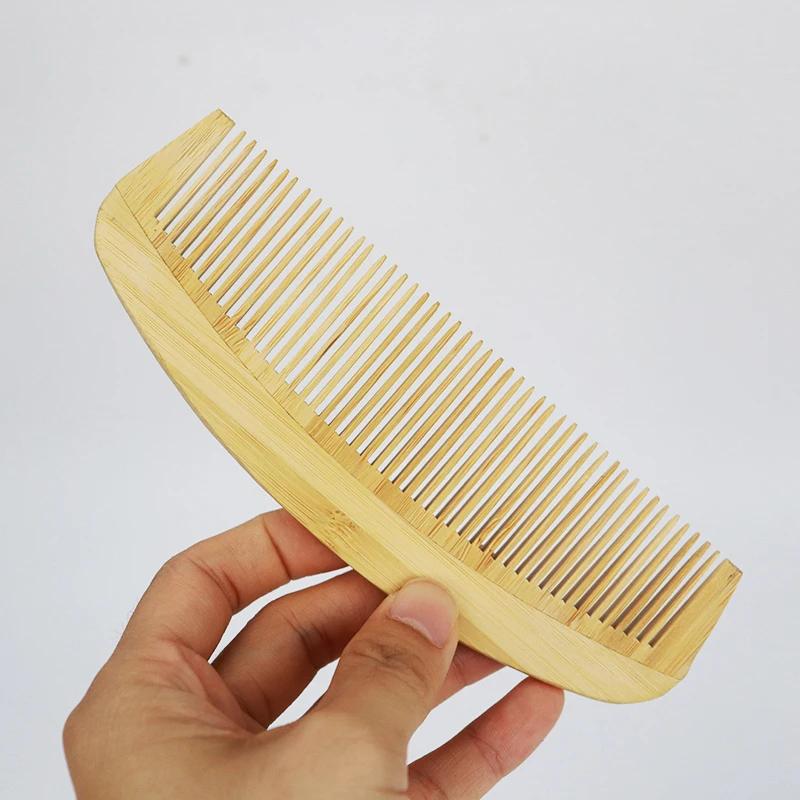 bamboo anti-static comb anti-static curly hair suitable for smooth massage home salon use Special for real hair wigs