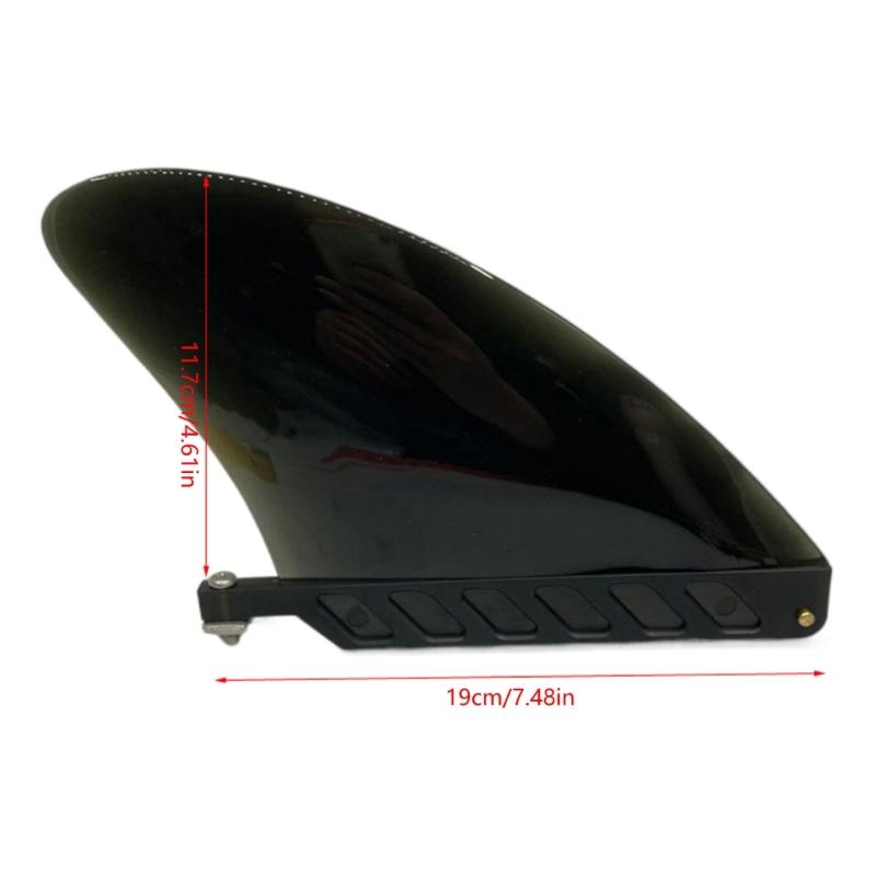 Soft Flexible Center Fin with Screw Replacement Quick Release Stand up Paddleboard Fin Surfing Fins Surfs Accessories