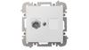 Santra Socket 1Xtv Type Ff Without Frame Flush Mount White 4186-10