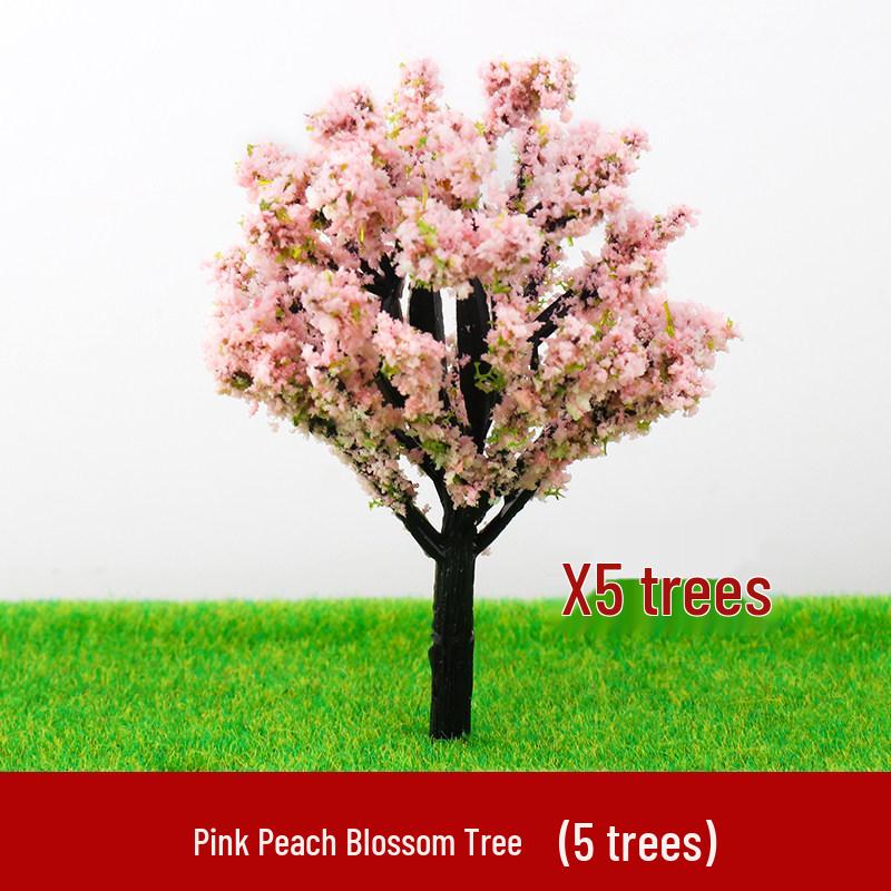 DIY Colorful Cherry Blossom Model Tree – Perfect for Sandbox and Scene Building