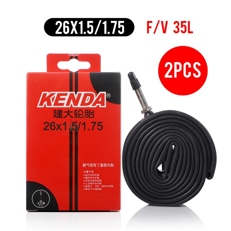 2PCS KENDA bicycle inner tube 26/27.5/29 camera Schrader Presta valve 48L inner tube mountain bike tubes tire chambre air